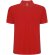 Polo manga corta hombre Pegaso Premium Roly punto piqué Rojo