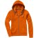 Sudadera de mujer cuello contrastado Naranja detalle 5