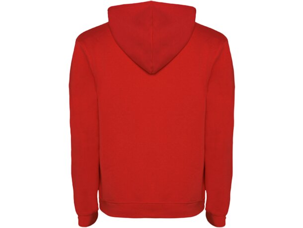 Sudadera con capucha para hombre Urban Roly Rojo/negro intenso detalle 87