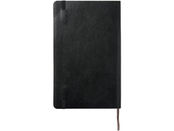 Libreta tapa blanda lisa Classic Moleskine con cierre elástico Negro intenso detalle 2