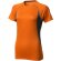 Camiseta técnica Quebec de manga corta blanca detalles de color de mujer Naranja/antracita