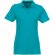 Polo de manga corta para mujer Helios Azul aqua detalle 42