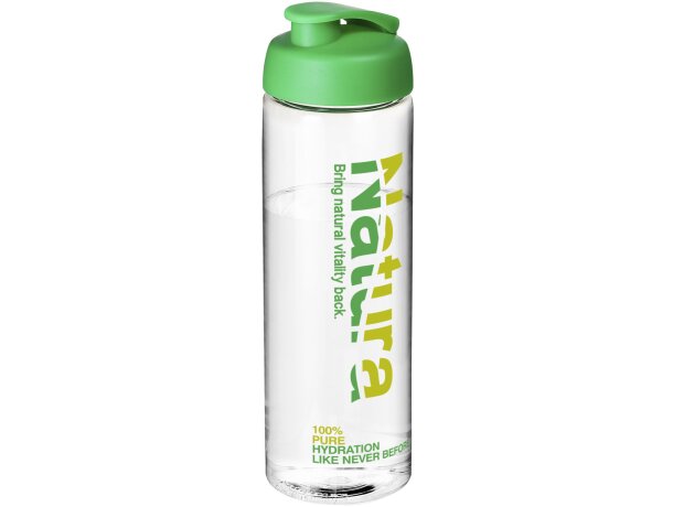 H2O Active® Vibe Bidón deportivo con tapa Flip de 850 ml Transparente/verde detalle 19