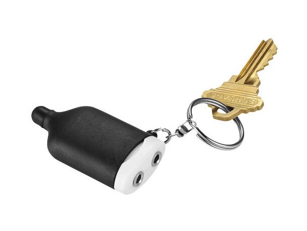 Llavero 2 En 1 con entrada y puntero personalizado negro intenso Llavero 2 En 1 con entrada y puntero personalizado negro intenso
