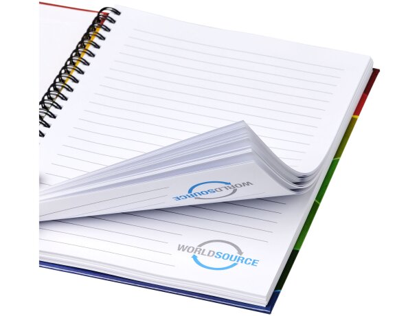 Cuaderno A6 Wire-o y tapa dura Blanco detalle 8