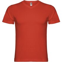 Camiseta cuello pico hombre Samoyedo Roly algodón