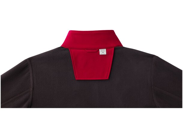 Chaqueta softshell Orion para hombre en poliéster elástico Rojo detalle 4
