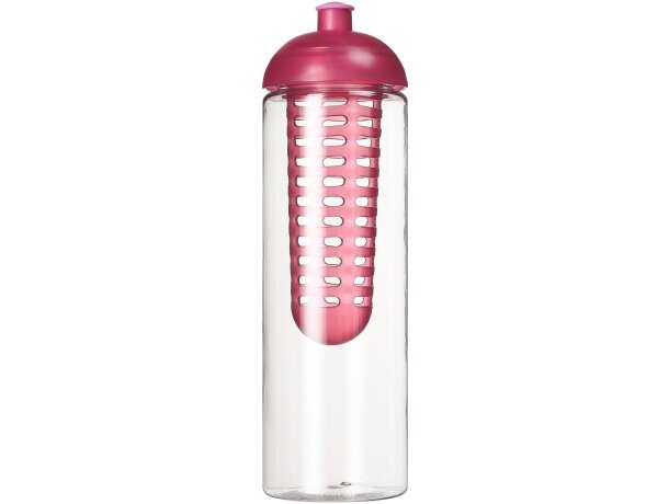 H2O Active® Vibe Bidón deportivo e infusor con tapa Dome de 850 ml Transparente/rosa detalle 5