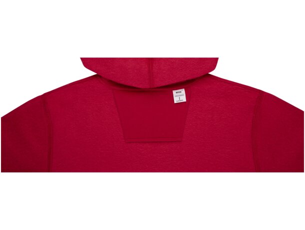 Sudadera con capucha Charon para hombre con interior afelpado Rojo detalle 10