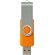Memoria USB Rotate 2GB con protección giratoria de aluminio Naranja/plateado detalle 22