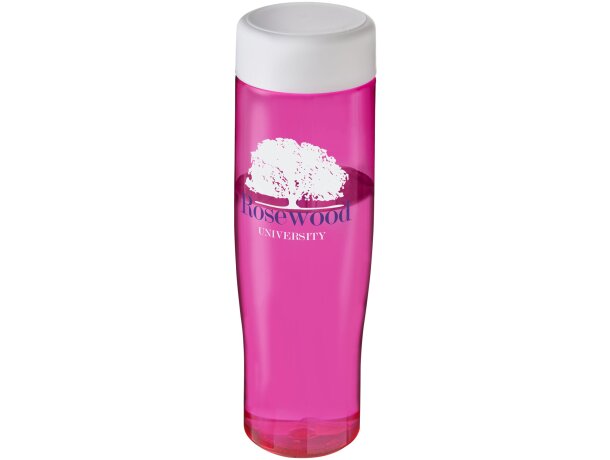 H2O Active® Tempo Bidón deportivo con tapa de rosca de 700 ml Rosa/blanco detalle 25