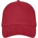 Gorra de 5 paneles totalmente personalizable para tu estilo único Rojo detalle 7