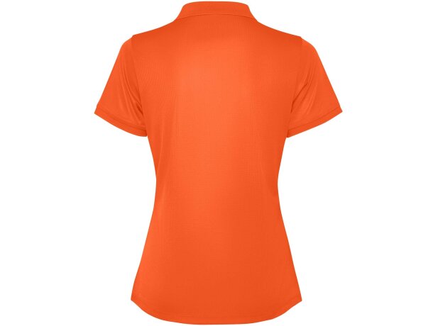 Polo manga corta mujer Tormo Roly poliéster reciclado entallado detalle 2