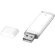 Memoria USB 4 GB Flat de plástico con diseño minimalista Blanco