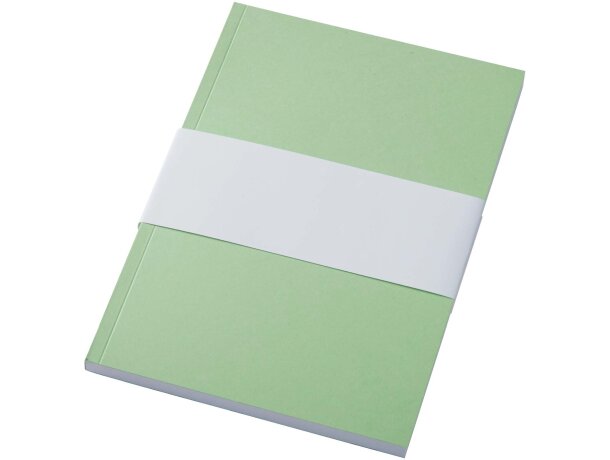 Libreta A5 Novella Austen papel reciclado certificado FSC Verde detalle 15