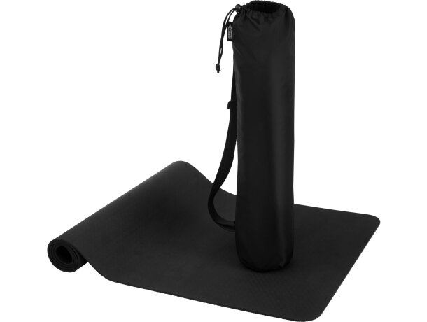 Esterilla yoga TPE reciclado Virabha con funda incluida Negro intenso detalle 20