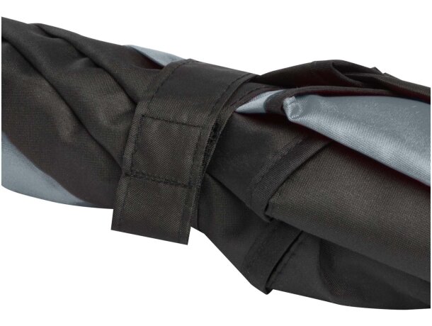 Paraguas cortaviento Jeff con apertura automática y fibra vidrio Gris detalle 17