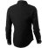 Camisa Oxford manga larga mujer Vaillant algodón 142 g/m² Negro intenso detalle 24