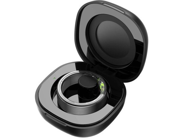 Anillo inteligente Prixton Orbyt con monitoreo cardíaco Negro intenso detalle 4