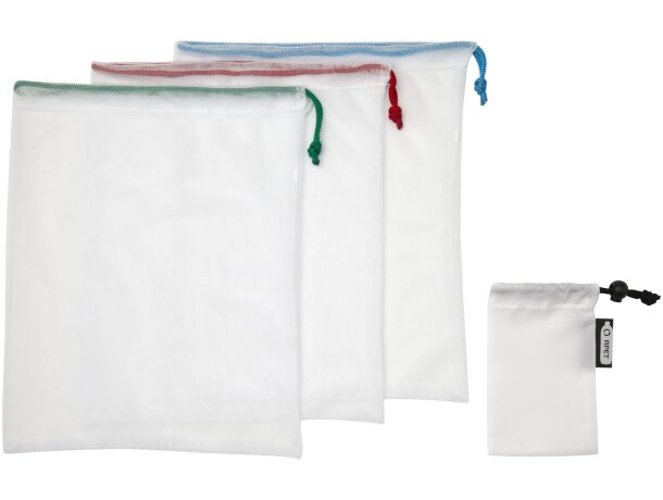 Juego de bolsas de malla en RPET Trio