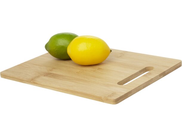 Tablas de cocina de madera promocionales Basso bambú 30x23 cm Natural detalle 7