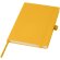 Libreta tapa dura plástico oceánico reciclado Thalaasa FSC Amarillo