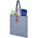 Bolsa tote Aware Pheebs de algodón y poliéster reciclado Azul mezcla detalle 9