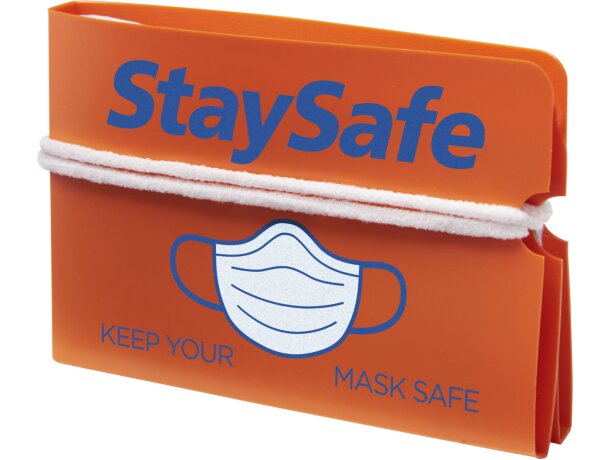 Neceser plegable para mascarillas Madden Naranja detalle 15