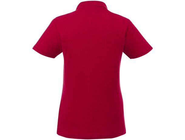 Polo de manga corta para mujer Liberty Rojo detalle 5