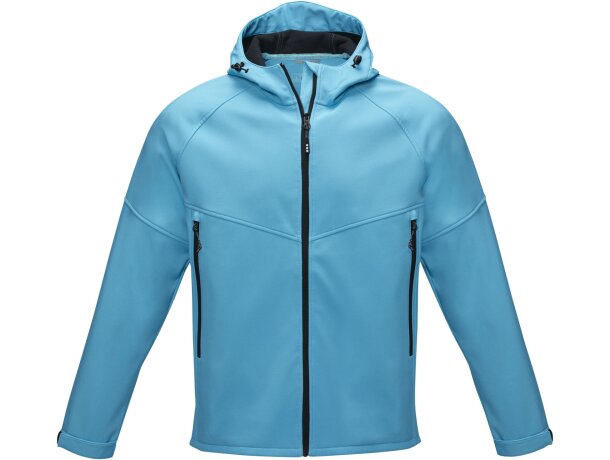 Chaqueta softshell reciclada hombre Coltan certificada GRS Azul nxt detalle 2