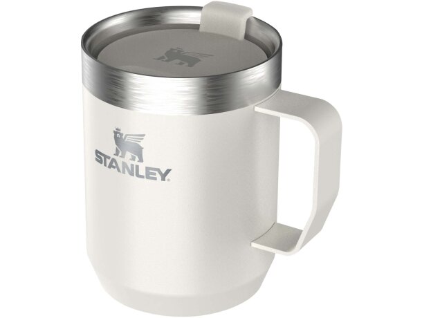Taza acampada Stanley Everyday 236ml acero inoxidable reciclado Rosa claro detalle 13