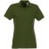 Polo de manga corta para mujer Helios Verde militar detalle 44