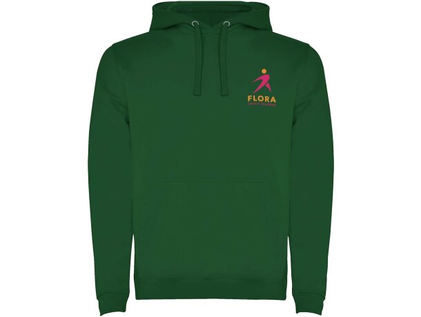 Sudadera con capucha para hombre Urban Roly Verde botella detalle 171