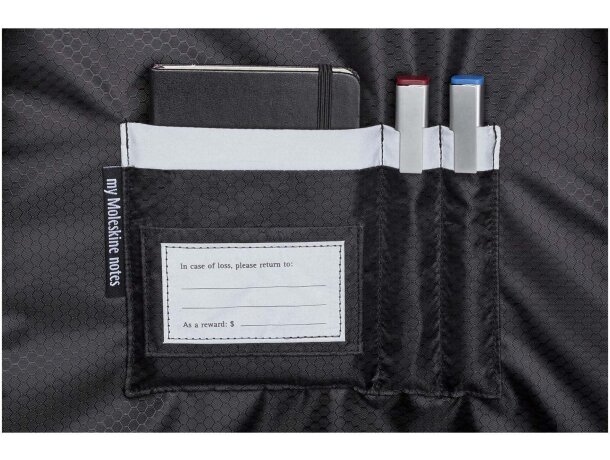 Mochila Moleskine Metro para portátil de 15 pulgadas negra Negro intenso detalle 7