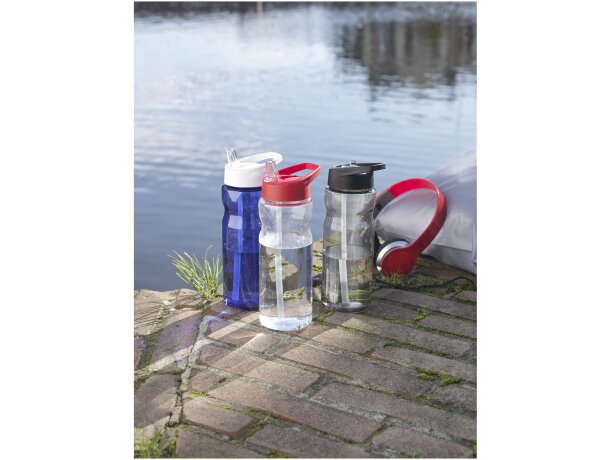 H2O Active® Base Bidón deportivo con tapa con boquilla de 650 ml Transparente/lima detalle 77