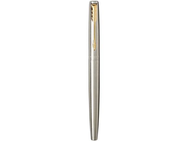Pluma estilográfica Parker Jotter acero inoxidable cromado Gris acero inoxidable/dorado detalle 2