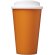 Vaso térmico Americano 350 ml con aislamiento de doble pared Naranja/blanco detalle 70