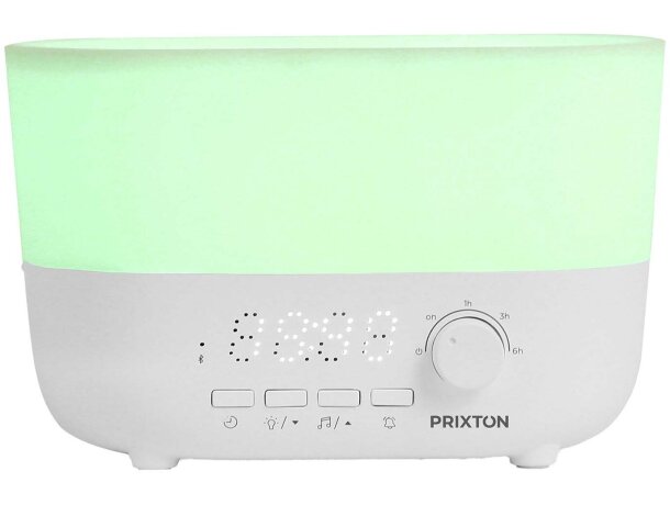 Humidificador aromático 4 en 1 Prixton Connected con Bluetooth Blanco detalle 7