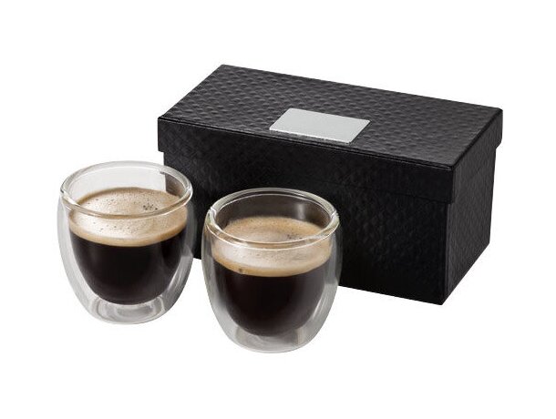 Set de dos tazas expresso personalizada