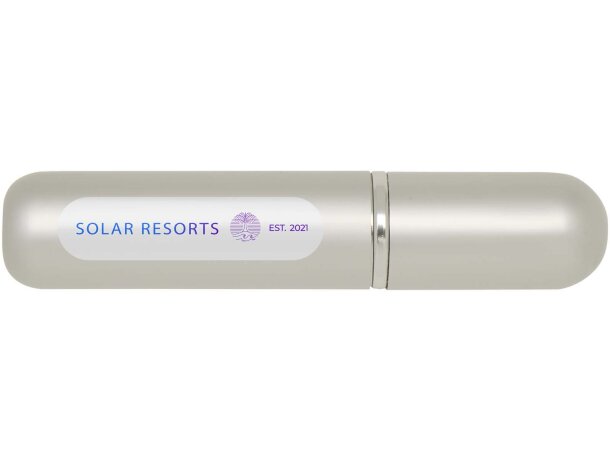 Frasco perfume recargable portátil Filla 5ml Plateado mate detalle 1