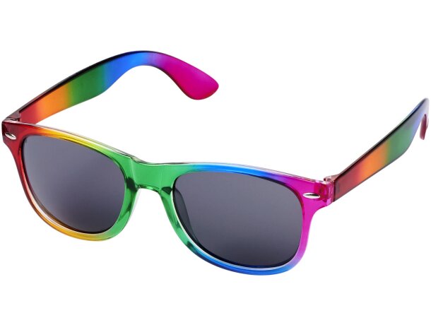 Gafas de sol promocionales Sun Ray con acabado arcoíris UV400 Arco iris detalle 3