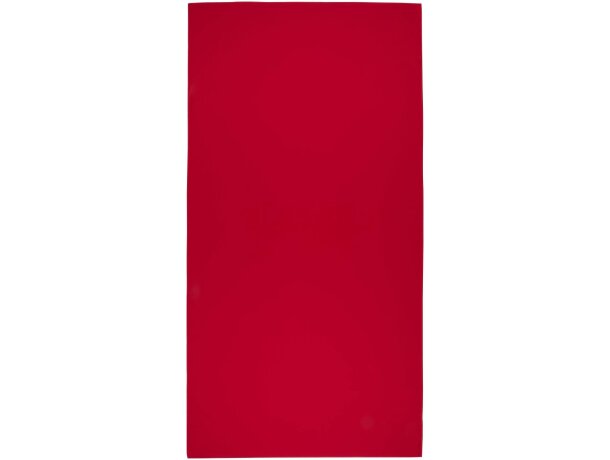 Toalla deportiva Lucas RPET 70x140 con bolsa reciclada Rojo detalle 23