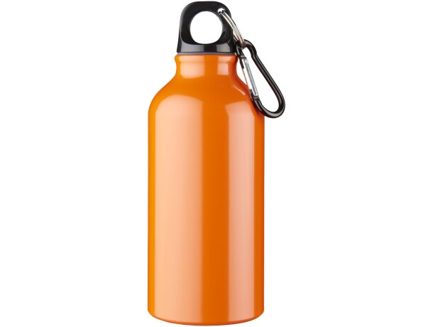 Cantimplora de aluminio con mosquetón 350 ml merchandising