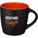 Taza cerámica Riviera 340ml mate con interior de color Negro intenso/naranja detalle 15