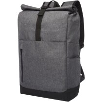 Mochila para ordenador publicitaria Hoss 300D gris compartimento 15.6 12L