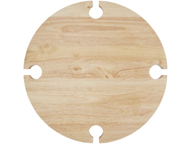 Mesa de pícnic plegable Soll de madera natural Natural detalle 2