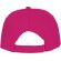 Gorra personalizable de 5 paneles con detalle de ribete Magenta detalle 4