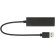 Multipuerto USB 3.0 de aluminio Adapt Negro intenso detalle 5