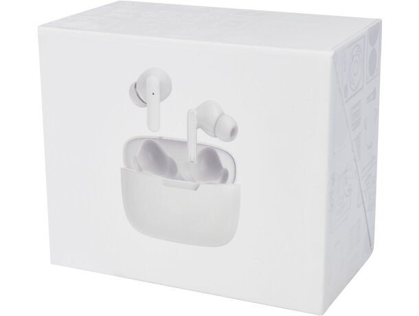 Auriculares inalámbricos Bluetooth Essos con emparejamiento auto Blanco detalle 4