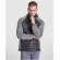 Chaqueta híbrida acolchada unisex Minsk de Roly con capucha Negro intenso/negro detalle 6